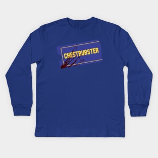 Blockbuster Chestburster Kids Long Sleeve T-Shirt